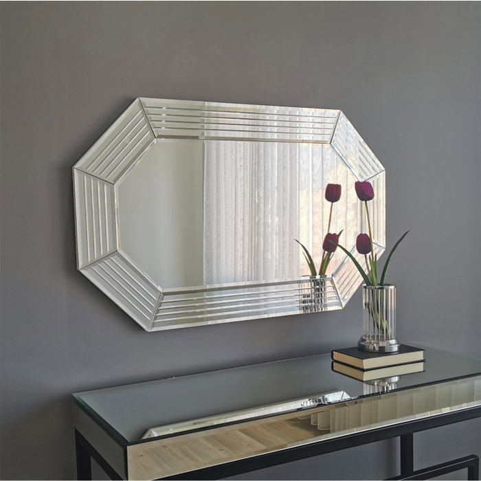 Hanah Home Espejo de Hotel A310Y Plateado